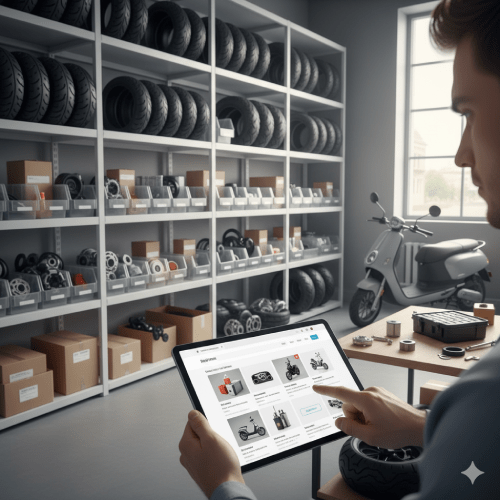 Moto peças para scooters: loja online para comprar